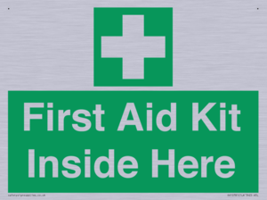 First Aid Kit Inside Here